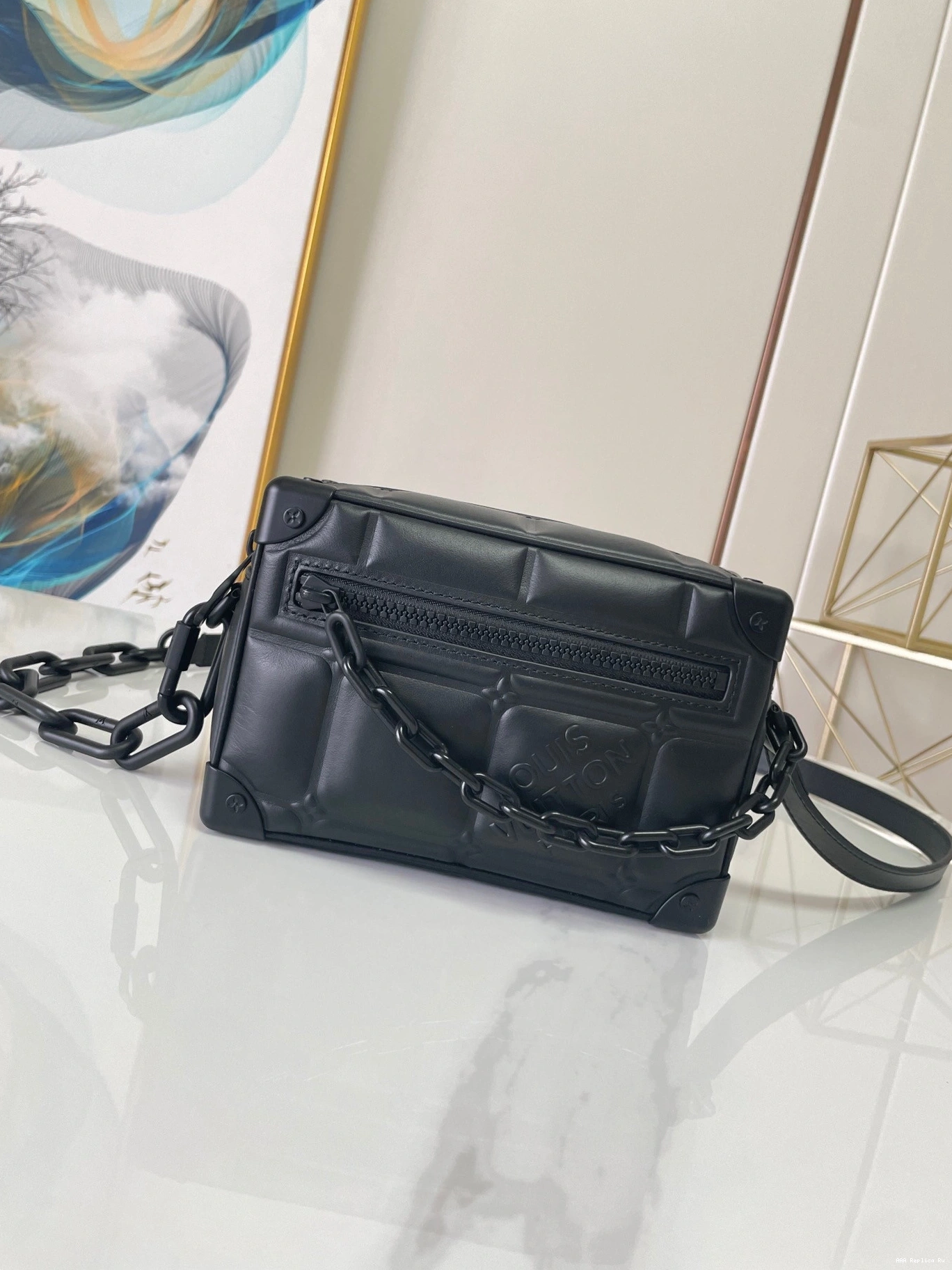 AAA Pruses Bags LOUIS SOFT TRUNK VUITTON MINI 0716